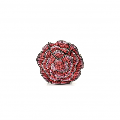 CHANEL CAMELLIA DIAMOND BAG (19*17*7cm)